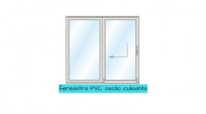 Ferestre PVC - oscilo culisanta